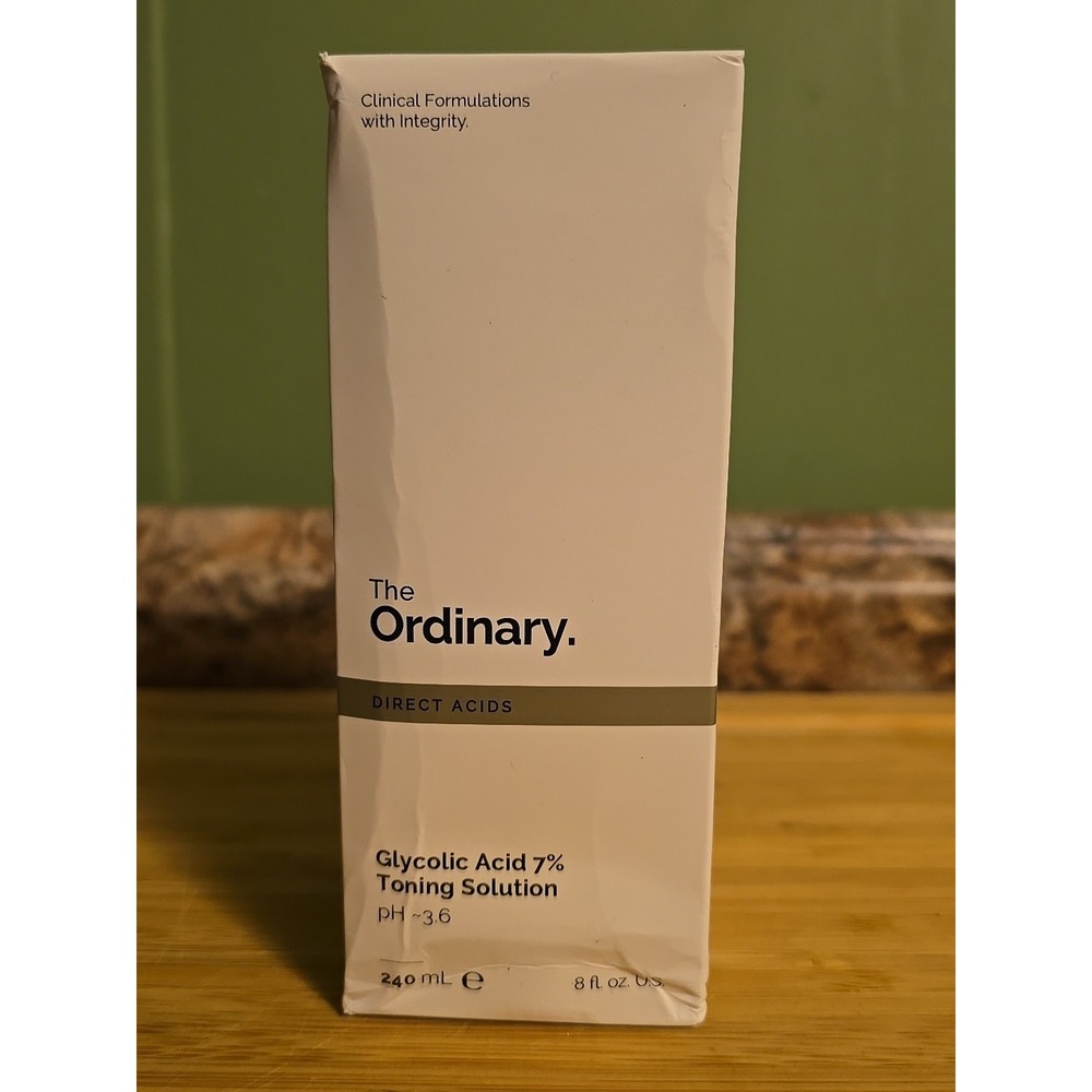 Glycolic Acid 7% Direct Acids Toning Solution Radiant Skin Anti Aging/Acne‎ 8 oz